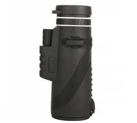 HOMSFOU 1 Pc telescopio a tubo singolo - Telescopio monocolo per il birdwatching artigianale ad alta definizione con treppiede Black