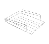 HOMSFOU 1 Pezzo Porta Uova Acciaio Inossidabile per Frigorifero Organizer Creativo per Cucina Design Compatto e Pratico Ottimo per Bar e Ufficio Stile Moderno e
