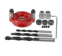 HOMSFOU 1 Set Apparecchio Lavorazione Del Legno Pocket Hole Jigs Carpenteria Strumenti Pocket-Hole Jig Drill Jig Hole Modello di foratura Scribe Strumento Guida di perforazione Modello Lavorazione Del