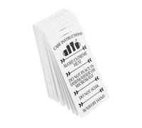 HOMSFOU 1 Set Cartellini Istruzioni Cura Per Piccole Imprese Guide Pratiche Per Cartoncini Inserimento Per Tumbler 100 Pezzi