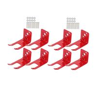 HOMSFOU 1 set di staffe resistenti per estintori, supporto da parete per estintori, design semplice e pratico per un facile accesso, include staffe rondelle e viti