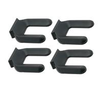 HOMSFOU 1 Set Fermo Ruota Piccolo Cuneo Ferma Ruota Ruote Per Mobili Cunei Per Ruote Sostituzione Zeppe Di Pneumatici Automobile Tampone Gomma Da Cancellare Black 4 Pezzi
