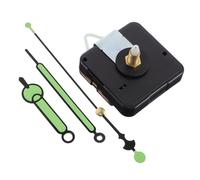 HOMSFOU 1 set Glow Dark Clock Mechanism Kit orologio al quarzo con movimento silenzioso albero lungo per fai da te e sostituzione per punto croce e artigianato