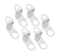HOMSFOU 1 Set Kit Orologio Da Parete Fai Da Te Sospeso Ganci Accessori Per The Wall Trasloco Parti Di Ricambio Dell'orologio Parti Di Riparazione Dell'orologio Lega Silver 6 Pezzi