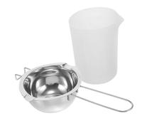 HOMSFOU 1 Set Kit per Fare Candele pentola profumato Fabbricazione Cera d'api Kit Fai da Te per Candele Kit scalda Cera Forniture di Candele Fai da Te Forniture Fai da Te crogiolo Metallo