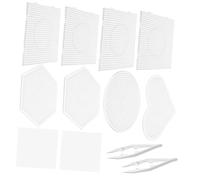 HOMSFOU 1 Set Perline Fusibili con Rotonde Esagonali Cuore per attività Creative e Sviluppo delle Competenze Cognitivo Emotive