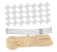 HOMSFOU 1 Set Punto Croce Intorno alla Tavola Organizer per La Conservazione dei Fili da Ricamo Organizzatore di Bobine di Filo di Cotone Bobine di Fili da Ricamo per La Casa Plastica
