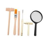 HOMSFOU 1 Set Strumenti Archeologici Giocattolo da Scavo Archeologico Fai da Te Kit di Dig Gemma Strumenti di Scavo per Kit di Scavo di Pietre Preziose per Metallo