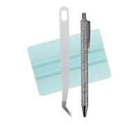 HOMSFOU 1 Set Strumenti per Diserbo Acciaio per Incisione e Lettering Pratici e Leggeri per Hobbisti e Fai da Te