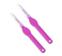 HOMSFOU 1 Set Taglierina Taglierino Cutter Multiattrezzo Multi Tool Tronchesi Strumento di Rimozione del Filo Staccapunti Tagliafilo Strumento di Ricamo Plastica Viola,Porpora 2 Pezzi