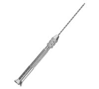 HOMSFOU 1 Set Trapano Manuale Strumento di Perforazione dei Gioielli Mini Trapano a Mano Micro Punte da Trapano Micro Trapano Piccolo Trapano Trapani Manuali Trapani a Mano Metallo Silver