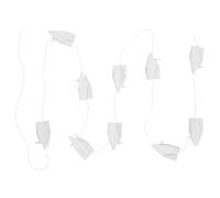 HOMSFOU 10 Corde Stringhe Ghirlanda di Gru Origami Decorazione Appesa di Carta per Matrimoni Shower Festa Gru Giapponesi Prefoldate per Soffitti e Rustici