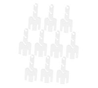 HOMSFOU 10 Pezzi Accessori tenditori Macchina per addi tenditore del Filo Accessorio per Macchine a Maglia Adattatore per Macchine a Maglia plastica Trasparente