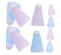 HOMSFOU 10 Pezzi Adattatore per Punta di Penna Stylus Custodia Protettiva in Fibra per Punta di Penna Protezione per Cappuccio Protettivo per Penna Touch