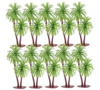 HOMSFOU 10 pezzi Artificiali Tropicali Realistiche per Decorazioni e Fotografia Indoor e Outdoor Accessori Diorama e Incantati