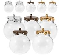 HOMSFOU 10 Pezzi Contenitori Per La Conservazione Sfere Sospese Mini Barattoli Bottigliette Piccole Bottigliette Piccoli Barattoli Bottigliette Dei