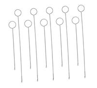 HOMSFOU 10 Pezzi Ganci Anello in Acciaio con Chiusura Scatto Strumenti per Cucito e Accessori Fai da Te per Infilare Cordoncini in Tubi di Tessuto e Cinture per Lavori di e Cucito Manuale