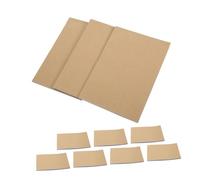 HOMSFOU 10 Pezzi Kraft Paper Copy Memo Book Unlined Carbonless Notepad For Business Records Travel Notes Smooth Writing Surface
