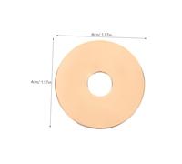 HOMSFOU 10 Pezzi leggera lampada moderno anello d'ombra infisso anelli del collare della copertura leggera m10 anello paralume filettato m10 ferro da stiro Golden