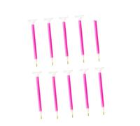 HOMSFOU 10 Pezzi Penne per Pittura con Perline Doppia Punta Strumenti per Ricamo con Punta Singola e per Tela Croce e Decorazioni Nail Art
