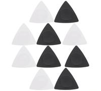HOMSFOU 10 Pezzi Plettro per Chitarra in Plastica PC Leggero 3 Angoli di Spessore Diverso Accessorio Musicale Facile da Trasportare per Chitarra Acustica e Basso