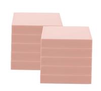 HOMSFOU 10 Pezzi Timbro timbri per Lettere per Argilla Blocco di Incisione Accessori da speleologia Fai da Te Mestieri di Gomma Mattone di Gomma Fai da Te Pile di Gomma Rosa