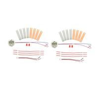 HOMSFOU 10 Set Kit di esperimento a batteria alla frutta scuola esperimenti educativo sperimentare laboratorio batterie di patate giocattoli didattici elettrici per Metallo