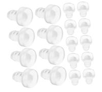 HOMSFOU 100 cuscinetti trasparenti morbidi incorporati anti-collisione per mobili mobili antiscivolo pinze ad alta elasticità assorbimento degli urti distanziatori da tavolo protettivi