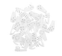 HOMSFOU 100 ganci da parete resistenti, non lasciano traccia, per cornici, facili da installare, per casa, ufficio, scuola