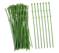 HOMSFOU 100 Pezzi Artificiali con Verde Flessibile per Decorazioni Fai da Te per Bouquet Matrimoni e Feste Materiale per Composizioni Floreali Artigianali