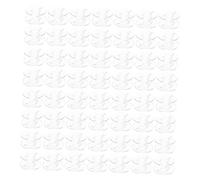 HOMSFOU 100 Pezzi Avvolgitori Trasparenti Portatili Vuoti Professionali Accessori per Filo da Cucire Compresse da Cucire Vuote Trasparenti Accessori per