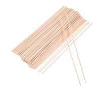 HOMSFOU 100 pezzi Bastoncini in Legno Naturale per Lavoretti Materiale Artigianale DIY per Creatività e Coordinazione Manuale
