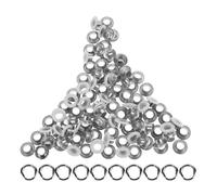 HOMSFOU 100 pezzi Kit Occhielli e Grommets in Ferro per Scarpe Borse e Tessuti Resistenti e Facili da Installare per Lavori di Artigianato e Riparazioni Abbigliamento