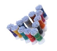 HOMSFOU 100 Pezzi Ricariche Penna Gel Glitter per Ufficio Ricariche Penna Sfera Plastica Resistente Facili da Installare Perdita di Inchiostro di Ricambi per Penne da Scrittura
