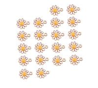 HOMSFOU 100pezzi Ciondolo in Lega Di Girasole Ciondolo Portachiavi in Lega Accessori Per Ciondoli Fai Da Te Per Gioielli in Accessori Per Ciondoli Per Gioielli