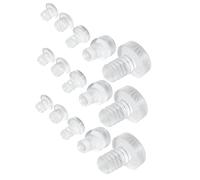 HOMSFOU 100pezzi Distanziatori Trasparenti Per Sportelli Di Mobili Cuscinetti Paracolpi in Gomma Per Blocchi Per Mobili Paraurti Trasparenti Per Cuscinetti Antiscivolo Per Sportelli Di Par