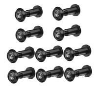 HOMSFOU 10pezzi Peephole Per Porta Con Angolo Di Visione Di Gradi Design e Copertura Privacy Sicurezza Per Casa e Ufficio Facile Installazione