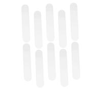 HOMSFOU 10pezzi Sacchetti Portapenne in Plastica Trasparente Astucci Protettivi Per Penne e Cancelleria Contenitori Per Matite e Piccoli Oggetti Per Studenti e Scrittori