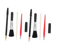 HOMSFOU 10pezzi Strumenti per Pittura Penne per Pittura Vari Forma Penne per per Corsi d Arte e Progetti Fai da Te