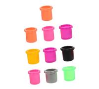 HOMSFOU 10pezzi Supporto Per Manicotto Inferiore Del Microfono in Silicone Per Asta Inferiore Del Microfono Wireless Protezione Da Urti e Cadute