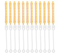 HOMSFOU 12 Bigodini per Permanente in Plastica, Strumenti per Arricciare i Chioma Corti e Lunghi, Rulli per Permanente Leggeri e Portatili per Uso Domestico e Viaggi