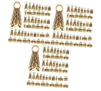 HOMSFOU 120pezzi Charm Pendant Per Creazione Gioielli Bead Link Connector Per Braccialetti e Collane Accessori Fai Da Te Per Ragazza Ragazza e Adulti
