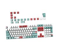 HOMSFOU 129 Pezzi Tasti della tastiera completi keycap intercambiabile Keycaps per tastiere universali tappi della tastiera del computer tastiera da gioco e tasto keycap tappi chiave pbt