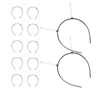 HOMSFOU 12pezzi Fasce per Capelli Intrecciate da Donna Kit di Accessori per Capelli Fai da Te Meccanismo Molla per Ogni Occasione Portatile e Leggero Compatibile