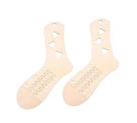 HOMSFOU 1Paio Wooden Sock Display Model Adjustable Sock Blocker for Retail Presentation And Knitting Accuracy