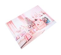 HOMSFOU 1pezzi Sfondo Tema Natalizio in Sfondo Fotografico Natalizio Decorazione Da Parete Arazzo Per Ricordi Di Natale