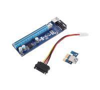 HOMSFOU 1set Adattatore Pci- Led Estensore Per Mining Gpu Fissaggio Stabile Alimentazione Sicura e Cavo Accessorio Per Computer Capacità Ottimizzata