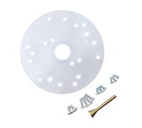 HOMSFOU 1set Base Acrilico Per Router Sostituzione e Pin Allineamento Per Router Compatti e Trimmer Accessori