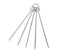 HOMSFOU 1Set Kit Pulizia Aerografo con Spazzola e Ago Ricambio Strumento Riparazione e Manutenzione per Aerografi e Resistente alla Ottimizzato per Pulizia