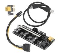 HOMSFOU 1set Pci-e Riser Interfaccia Pin Adattatore Per Schede Video Estensione Mining Led Indicatori